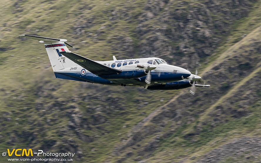 Beechcraft King Air T.1 ZK451 Low Level