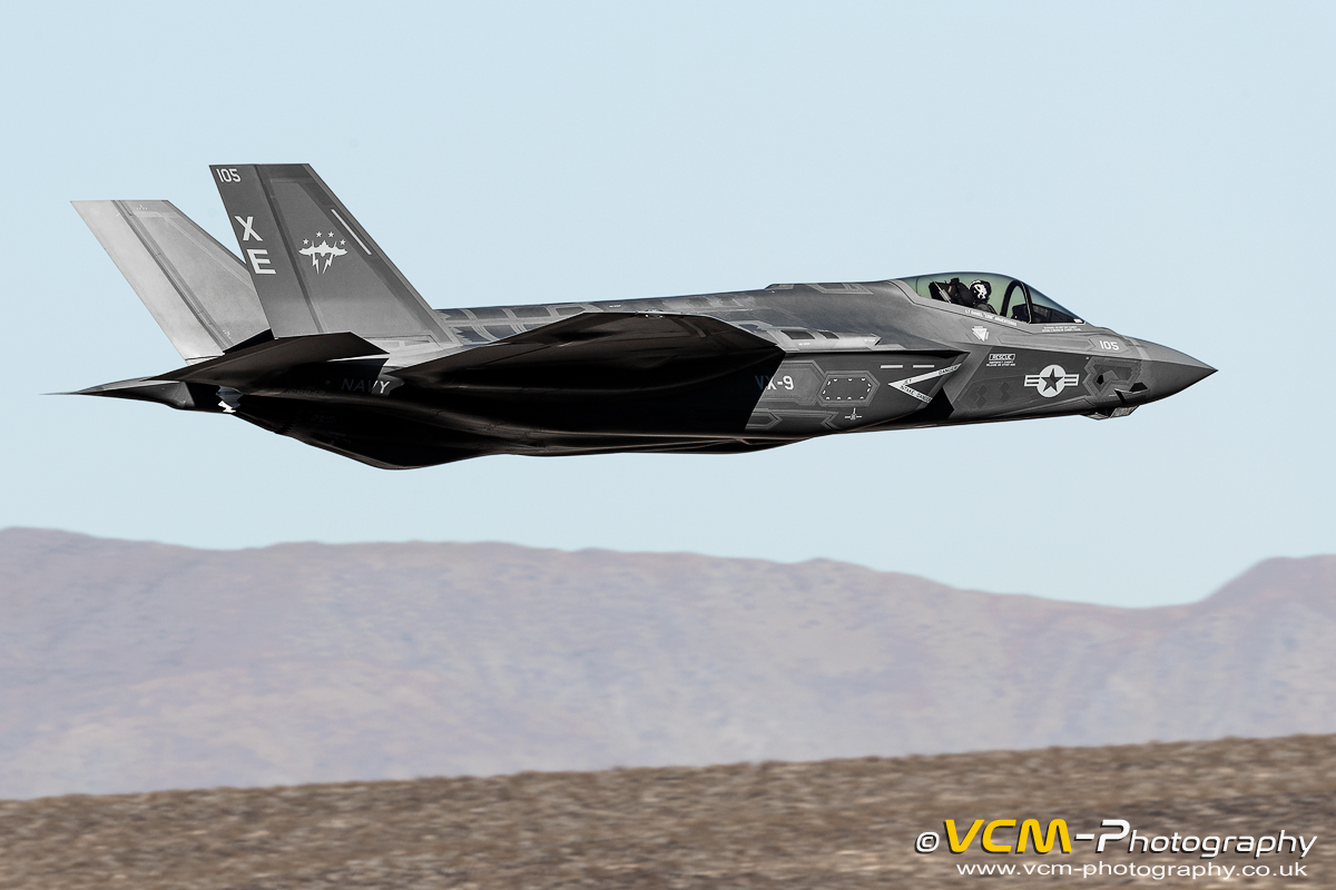 F-35C 168842/XE-105 Low Level