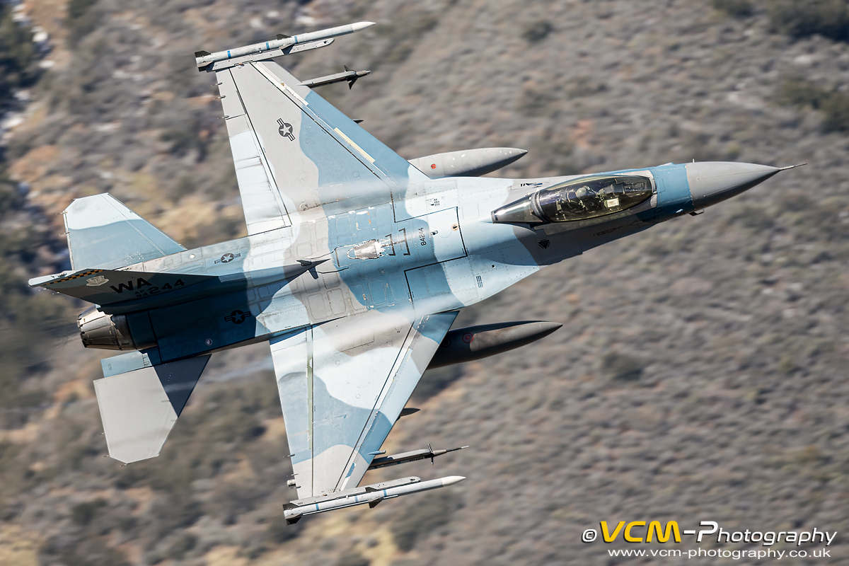 F-16C, BuNo. 84-1244, low level