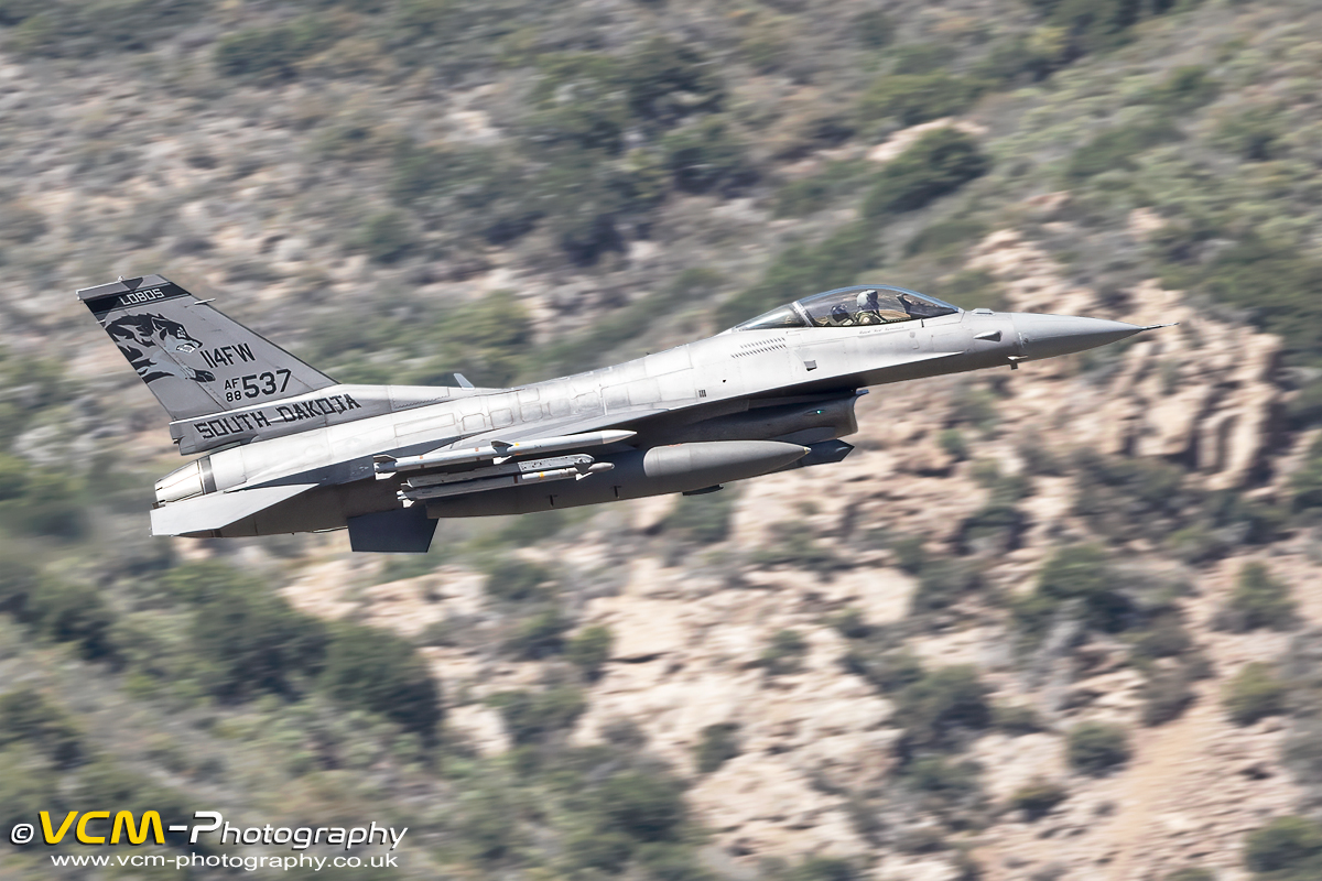 F-16C, 88-0537 LOBOS low level