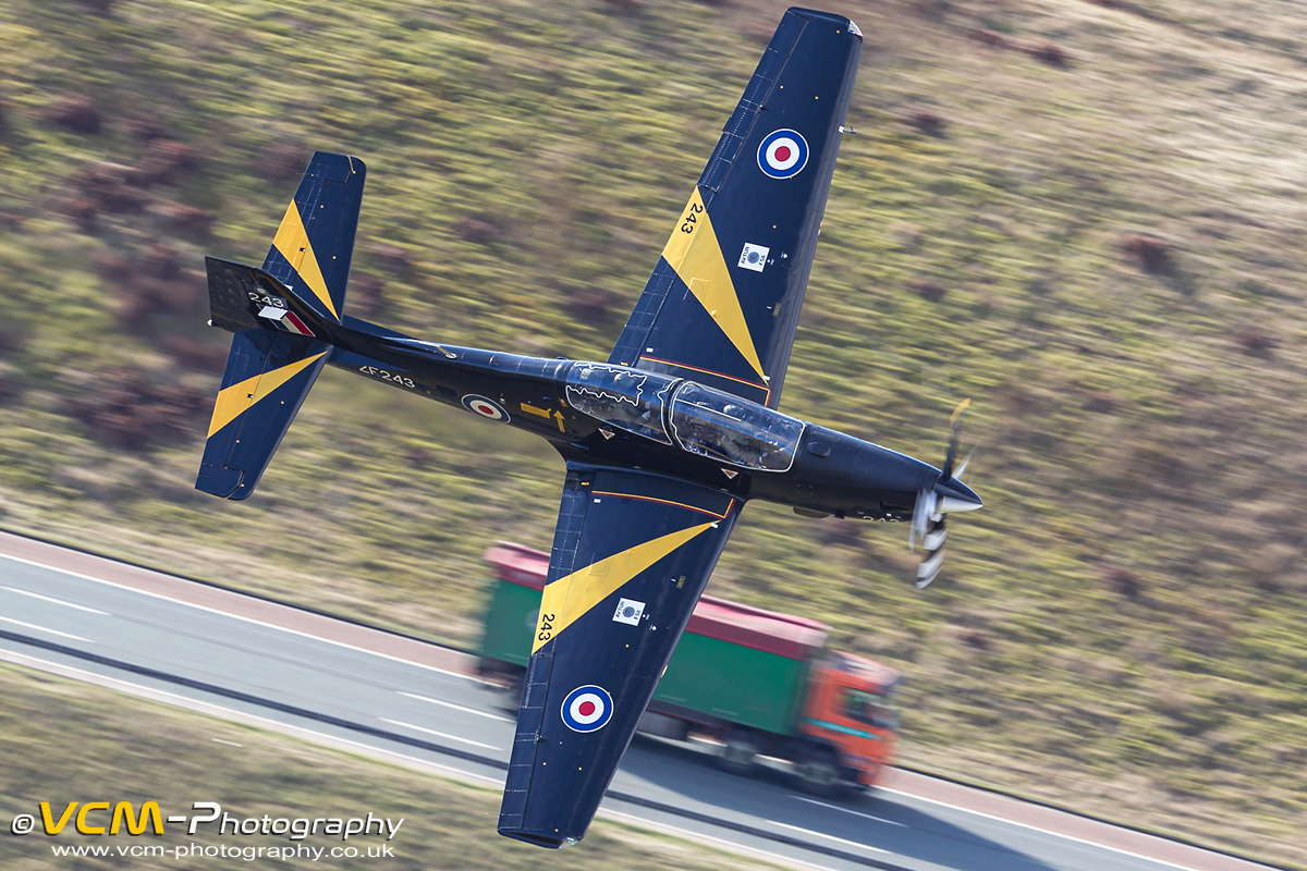 Tucano T.1 ZF243 Low Level