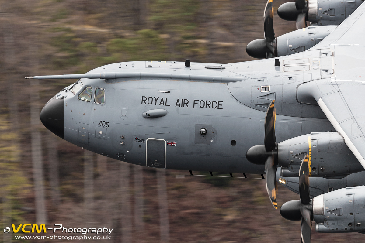 A400M Atlas C.1, ZM406 Low Level