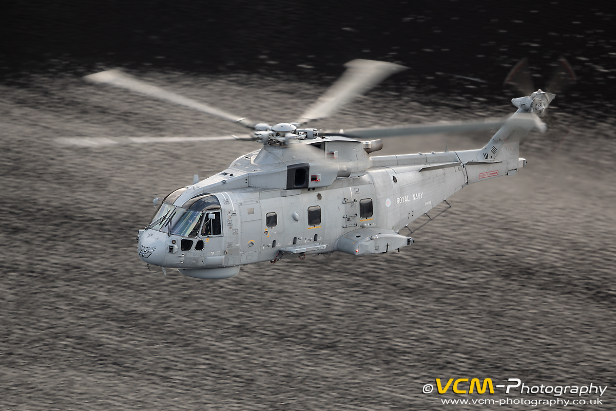 Merlin HM.2, ZH836 Low Level