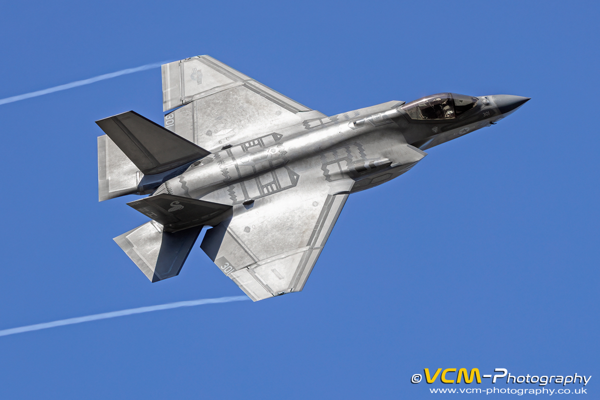 F-35C Lightning II flying low level