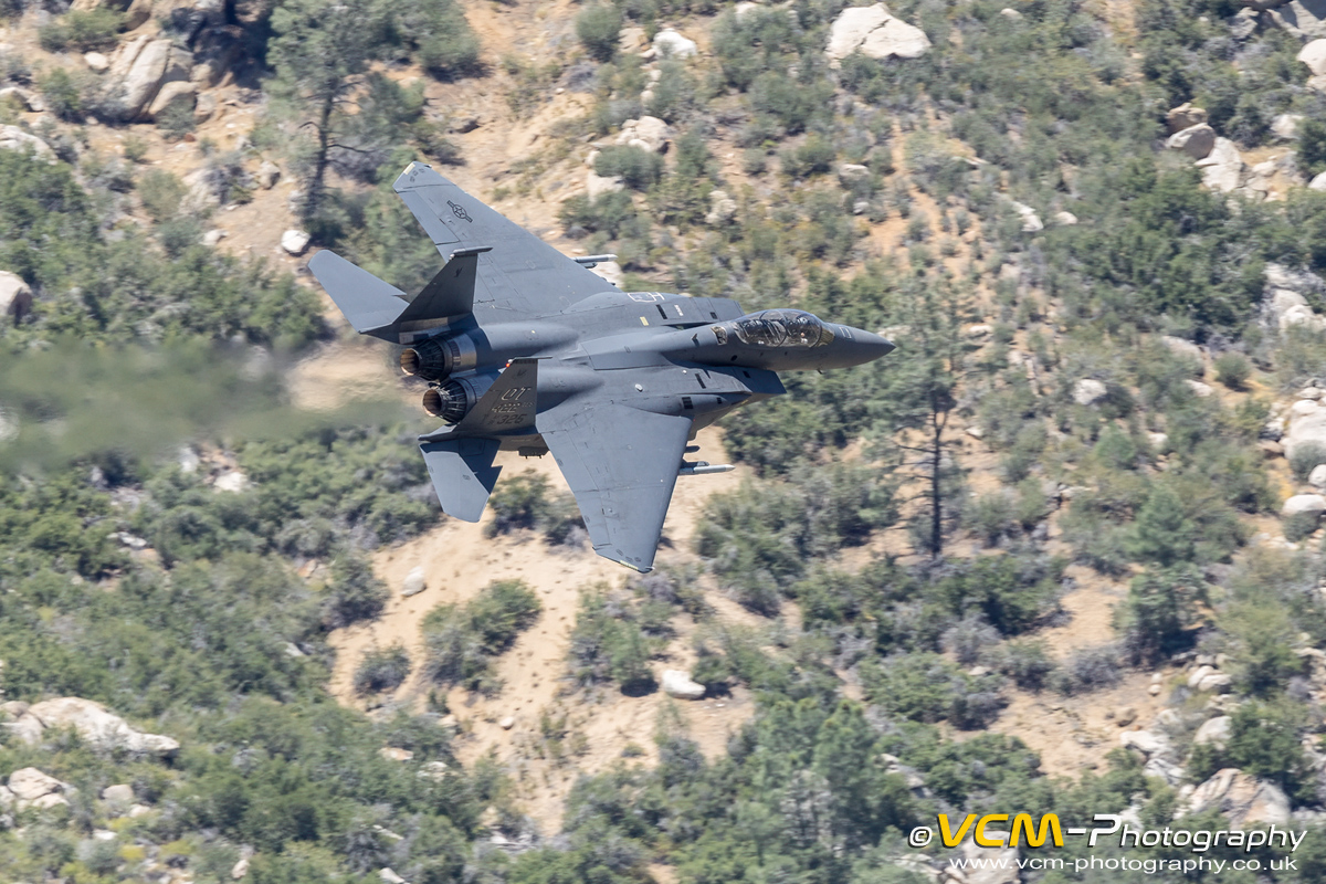 F-15E Eagle flying low level