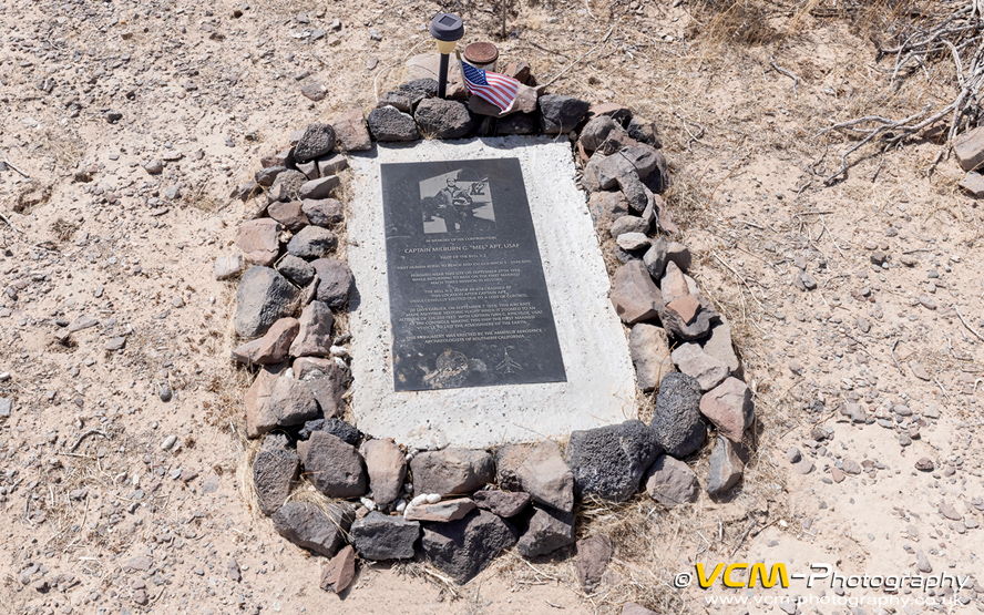 Capt. Mel Apt Memorial, Kramer Hills, California.
